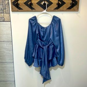 Altered State Gracie satin romper.